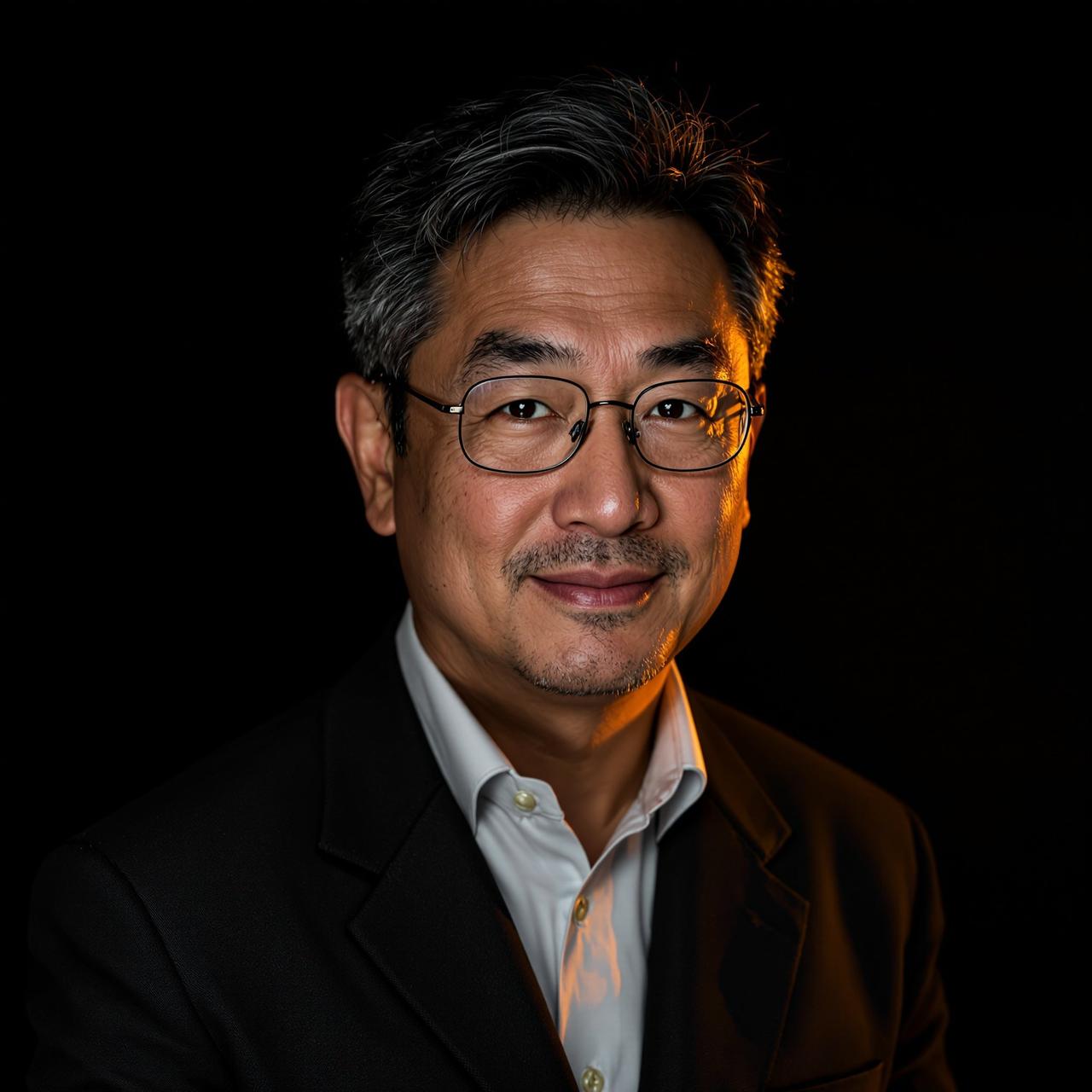 陈星海博士肖像照，星辰电影创始人兼CEO